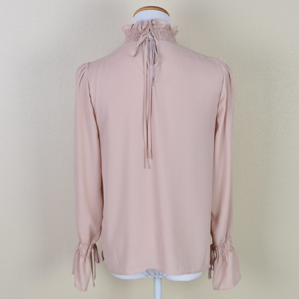 Vince Camuto Smocked Neck Blouse NEW - Picture 7 of 7